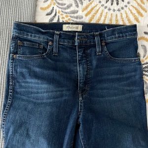 Madewell 10” High Rise Skinny Jean Size 28